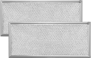 Fits for Whirlpool W10208631A Microwave Grease Filter - Approx 13" x 6" (2-Pack)