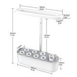 Masmire Hydroponics Growing System,Support Indoor Grow,herb Garden kit Indoor, Grow Smart for Plant, Built Your Indoor Garden (C08)