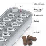Masmire Hydroponics Growing System,Support Indoor Grow,herb Garden kit Indoor, Grow Smart for Plant, Built Your Indoor Garden (C12)