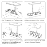 Masmire Hydroponics Growing System,Support Indoor Grow,herb Garden kit Indoor, Grow Smart for Plant, Built Your Indoor Garden (C12)