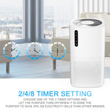 Air Purification and Humidification One Machine with True HEPA Filter & Active Carbon Filters ，Air Purifier for Smokers ,Effectively Filter Smoke, Virus, Pet Dander and Dust, Noise ≤40dB, Use Quietly in Home and Offices(AP20S)