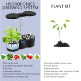 Hydroponics Growing System 12 Pods with LED Grow Light, for Home Kitchen, Height Adjustable