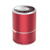 Masmire Air Purifier with True HEPA Filter&UV,Air Purifier for Smokers,Effectively Filter Smoke, Virus, Pet Dander and Dust, Noise ≤40dB, Use Quietly in Home and Offices（AP01 Red & Silver)