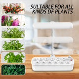 Masmire Hydroponics Growing System,Support Indoor Grow,herb Garden kit Indoor, Grow Smart for Plant, Built Your Indoor Garden (C12)