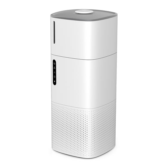 Air Purification and Humidification One Machine with True HEPA Filter & Active Carbon Filters ，Air Purifier for Smokers ,Effectively Filter Smoke, Virus, Pet Dander and Dust, Noise ≤40dB, Use Quietly in Home and Offices(AP30S)