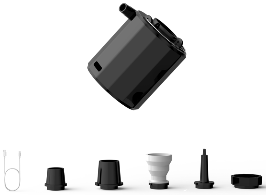 Tiny Air Pump P01 — 4-in-1 portable pump