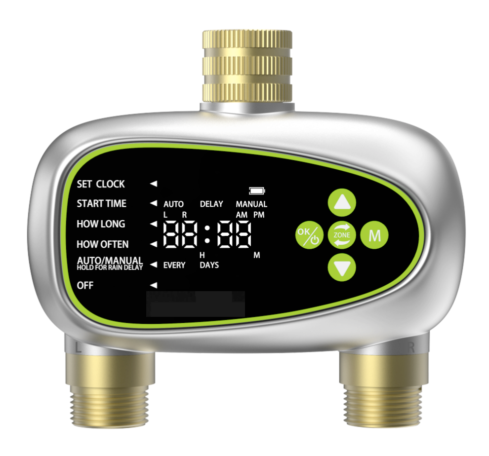 Smart Water Timer T02 — dual outlet garden water timer